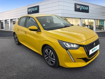 SPOTICAR Peugeot 208 1.2 Puretech 100ch S&s Allure 118g Occasion - Citadine Essence Jaune Faro - Eybens - 1203725107_3