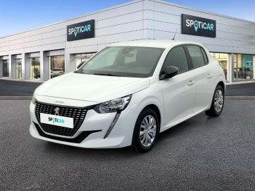 SPOTICAR Peugeot 208 Active Business Bluehdi 100 S&s Bvm6 Occasion - Citadine Diesel Teinte Opaque Blanc Banquise - Perpignan - 1203732750_1