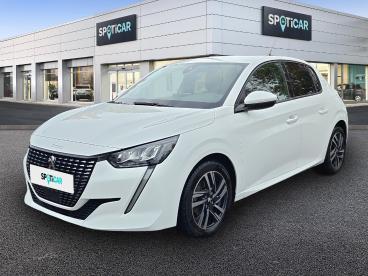 SPOTICAR Peugeot 208 1.2 Puretech 100ch S&s Allure Business Occasion - Citadine Essence Blanc Banquise - Ludres - 1203737975_1