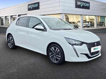 SPOTICAR Peugeot 208 1.2 Puretech 100ch S&s Allure Business Occasion - Citadine Essence Blanc Banquise - Ludres - 1203737975_3