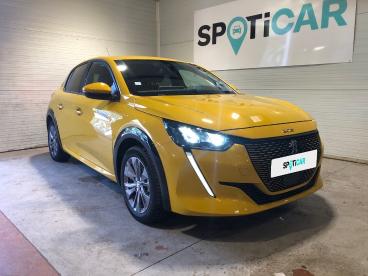 SPOTICAR Peugeot 208 Electrique 50 Kwh 136ch Allure Business Occasion - Citadine Electrique Jaune - Lormont - 1203742236_3