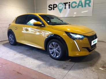 SPOTICAR Peugeot 208 Electrique 50 Kwh 136ch Allure Business Occasion - Citadine Electrique Jaune - Lormont - 1203742236_4