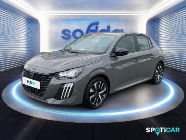 SPOTICAR Peugeot 208 1.2 Puretech 100ch S&s Active Occasion - Citadine Essence Gris Selenium (m) - Henin beaumont - 1203742639_1