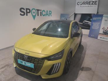 SPOTICAR Peugeot 208 Hybrid 100 E-dcs6 Gt Occasion - Citadine Hybride Jaune - Ussel - 1203749163_1