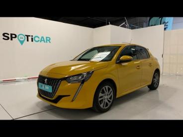 SPOTICAR Peugeot 208 1.2 Puretech 100ch S&s Style Eat8 Occasion - Citadine Essence Peinture Metallisee Jaune Faro - Avignon - 1203750352_1