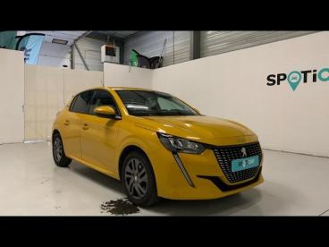 SPOTICAR Peugeot 208 1.2 Puretech 100ch S&s Style Eat8 Occasion - Citadine Essence Peinture Metallisee Jaune Faro - Avignon - 1203750352_3