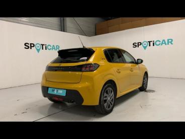 SPOTICAR Peugeot 208 1.2 Puretech 100ch S&s Style Eat8 Occasion - Citadine Essence Peinture Metallisee Jaune Faro - Avignon - 1203750352_5