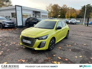 SPOTICAR Peugeot 208 1.2 Hybrid 100ch Allure E-dcs6 Occasion - Citadine Hybride Jaune - Laxou - 1203753075_1