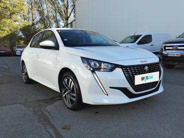 SPOTICAR Peugeot 208 Bluehdi 100 S&s Bvm6 Allure Business Occasion - Citadine Diesel Blanc - Onet Le Chateau - 1203755880_3