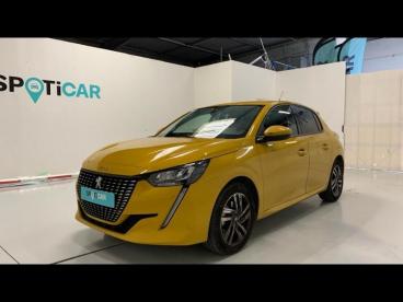 SPOTICAR Peugeot 208 1.2 Puretech 100ch S&s Allure Pack Eat8 Occasion - Citadine Essence Jaune Faro - Avignon - 1203756750_1