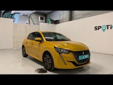 SPOTICAR Peugeot 208 1.2 Puretech 100ch S&s Allure Pack Eat8 Occasion - Citadine Essence Jaune Faro - Avignon - 1203756750_3