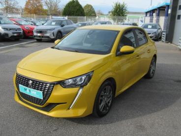 SPOTICAR Peugeot 208 1.5 Bluehdi 100ch S&s Style Occasion - Citadine Diesel Jaune - Breuillet - 1203758813_1