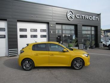 SPOTICAR Peugeot 208 1.5 Bluehdi 100ch S&s Style Occasion - Citadine Diesel Jaune - Breuillet - 1203758813_2