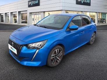 SPOTICAR Peugeot 208 Bluehdi 100 S&s Bvm6 Allure Occasion - Citadine Diesel Bleu - Onet Le Chateau - 1203760211_1