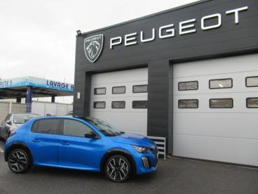 SPOTICAR Peugeot 208 1.2 Hybrid 136ch Gt E-dcs6 Occasion - Citadine Hybride Bleu Vertigo (v) - Breuillet - 1203760399_1