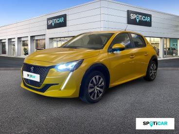 SPOTICAR Peugeot 208 Electrique 50 Kwh 136ch Active Business Occasion - Citadine Electrique Jaune - Beaune - 1203770210_1