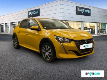 SPOTICAR Peugeot 208 Electrique 50 Kwh 136ch Active Business Occasion - Citadine Electrique Jaune - Beaune - 1203770210_5