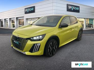 SPOTICAR Peugeot 208 Electrique 54 Kwh 156ch Gt Occasion - Citadine Electrique Jaune - Voiron - 1203770514_1