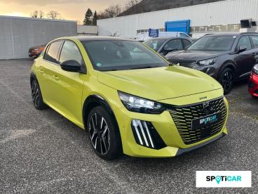 SPOTICAR Peugeot 208 Electrique 54 Kwh 156ch Gt Occasion - Citadine Electrique Jaune - Voiron - 1203770514_3
