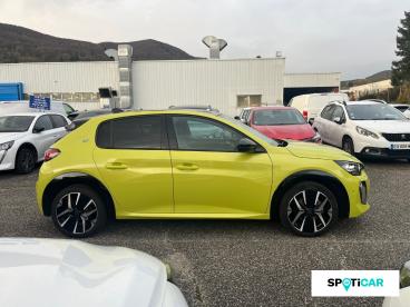 SPOTICAR Peugeot 208 Electrique 54 Kwh 156ch Gt Occasion - Citadine Electrique Jaune - Voiron - 1203770514_4