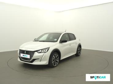 SPOTICAR Peugeot 208 Electrique 50 Kwh 136ch Gt Pack Occasion - Citadine Electrique Blan Nacre Met - La rochelle - 1203770562_1