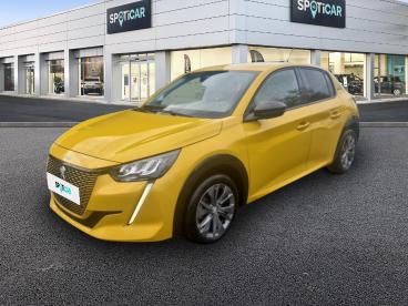 SPOTICAR Peugeot 208 Electrique 50 Kwh 136ch Style Occasion - Citadine Electrique Jaune - Caudan - 1203771567_1