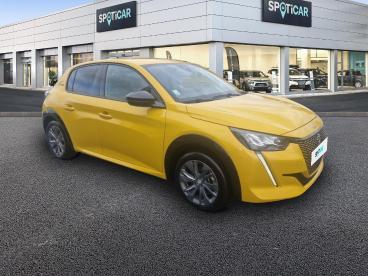 SPOTICAR Peugeot 208 Electrique 50 Kwh 136ch Style Occasion - Citadine Electrique Jaune - Caudan - 1203771567_3