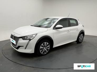 SPOTICAR Peugeot 208 E-208 136ch Active Occasion - Citadine Electrique Blanc Banquise (o) - Bourg En Bresse - 1203788906_1