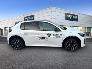 SPOTICAR Peugeot 208 Electrique 51 Kwh 156ch Gt Occasion - Citadine Electrique Blanc - Epinal - 1203800437_4