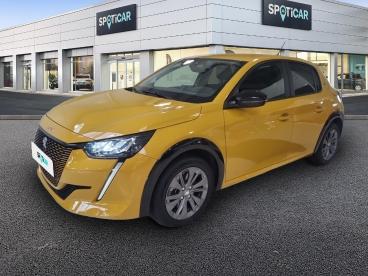 SPOTICAR Peugeot 208 E-208 136ch Style Occasion - Citadine Electrique Jaune - Saint Malo - 1203810159_1