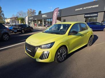 SPOTICAR Peugeot 208 1.2 Puretech 100ch S&s Active Occasion - Citadine Essence Jaune - Clermont Ferrand - 1203843423_1