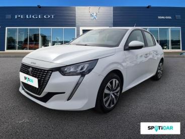 SPOTICAR Peugeot 208 1.5 Bluehdi 100ch S&s Active Occasion - Citadine Diesel Blanc Banquise - Limoges - 1203845611_1