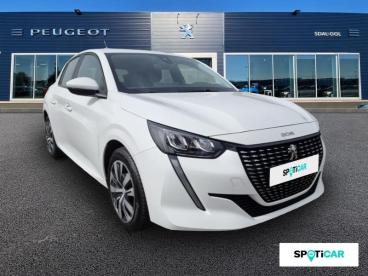 SPOTICAR Peugeot 208 1.5 Bluehdi 100ch S&s Active Occasion - Citadine Diesel Blanc Banquise - Limoges - 1203845611_3