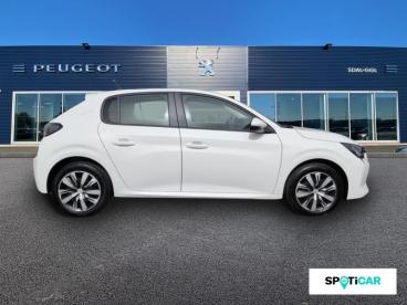 SPOTICAR Peugeot 208 1.5 Bluehdi 100ch S&s Active Occasion - Citadine Diesel Blanc Banquise - Limoges - 1203845611_4