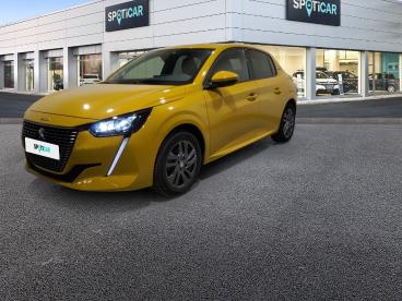 SPOTICAR Peugeot 208 Puretech 75 S&s Bvm5 Style Occasion - Citadine Essence Jaune - Rennes - 1203848250_1