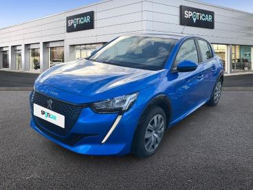 SPOTICAR Peugeot 208 Electrique 50 Kwh 136ch Active Occasion - Citadine Electrique Bleu - Tourlaville - 1203859525_1