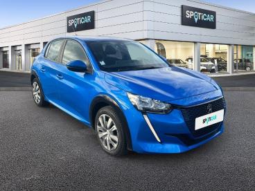 SPOTICAR Peugeot 208 Electrique 50 Kwh 136ch Active Occasion - Citadine Electrique Bleu - Tourlaville - 1203859525_3