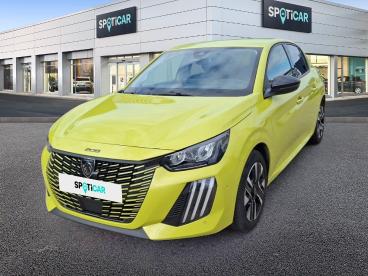 SPOTICAR Peugeot 208 1.2 Hybrid 100ch Allure E-dcs6 Occasion - Citadine Hybride Jaune - Grenoble - 1203887099_1