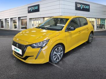 SPOTICAR Peugeot 208 Puretech 75 S&s Bvm5 Active Occasion - Citadine Essence Peinture Metallisee Jaune Faro - Montmorot - 1203887993_1