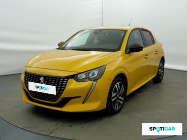 SPOTICAR Peugeot 208 1.2 Puretech 100ch S&s Allure Eat8 Occasion - Citadine Essence Jaune - Oyonnax - 1203908420_1