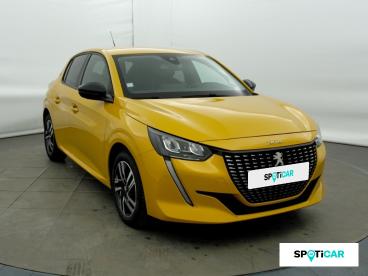 SPOTICAR Peugeot 208 1.2 Puretech 100ch S&s Allure Eat8 Occasion - Citadine Essence Jaune - Oyonnax - 1203908420_3