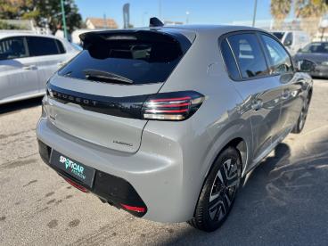 SPOTICAR Peugeot 208 Hybrid 100 E-dcs6 Allure Occasion - Citadine Hybride Gris Clair - Allauch - 1203911922_4