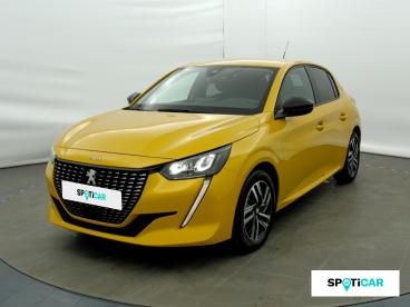 SPOTICAR Peugeot 208 1.2 Puretech 100ch S&s Allure  Pack Occasion - Citadine Essence Teinte M. Jaune Faro - Seynod - 1203930385_1