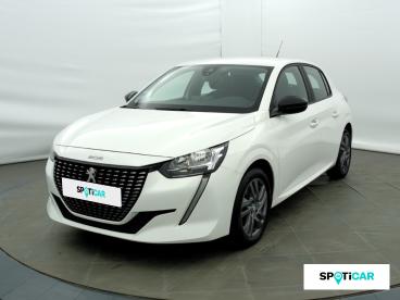 SPOTICAR Peugeot 208 1.2 Puretech 100ch S&s Active Pack Occasion - Citadine Essence Blanc Banquise (o) - Grenoble - 1203939907_1