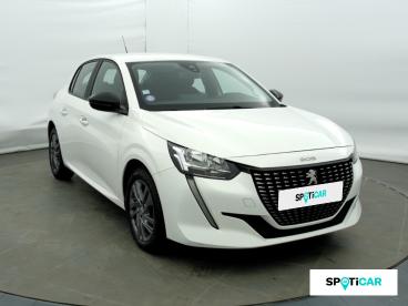 SPOTICAR Peugeot 208 1.2 Puretech 100ch S&s Active Pack Occasion - Citadine Essence Blanc Banquise (o) - Grenoble - 1203939907_3