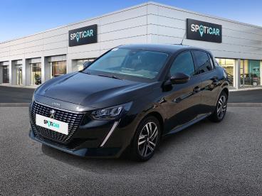 SPOTICAR Peugeot 208 Bluehdi 100 S&s Bvm6 Allure Pack Occasion - Citadine Diesel Peinture Metallisee Noir Perla Nera - Valence - 1203956394_1
