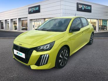 SPOTICAR Peugeot 208 1.2 Puretech 100ch S&s Active Occasion - Citadine Essence Jaune - Bourgoin Jallieu - 1203966896_1