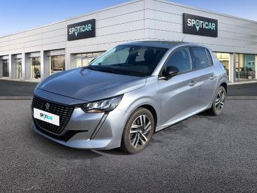 SPOTICAR Peugeot 208 Puretech 100 S&s Bvm6 Allure Occasion - Citadine Essence Gris Clair - Saumur - 1203967875_1