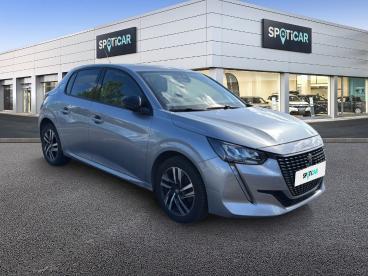 SPOTICAR Peugeot 208 Puretech 100 S&s Bvm6 Allure Occasion - Citadine Essence Gris Clair - Saumur - 1203967875_3