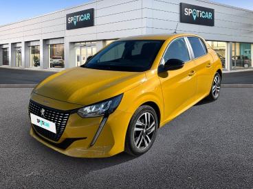 SPOTICAR Peugeot 208 1.2 Puretech 75ch S&s Style Occasion - Citadine Essence Jaune - Bourgoin Jallieu - 1203975100_1
